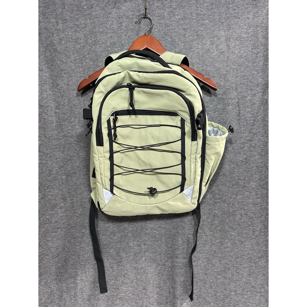 BAGSMART Carry On Backpack Green 17.3 Inch Large Light Weight Nylon Travel TSA